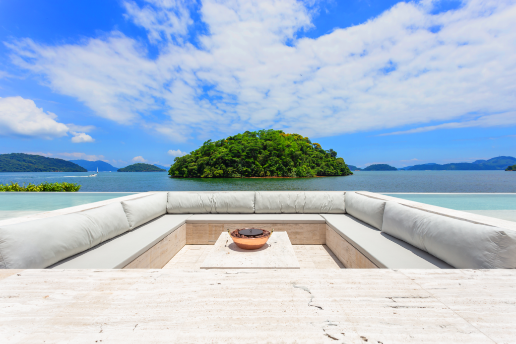 Vista para o mar de Angra dos Reis